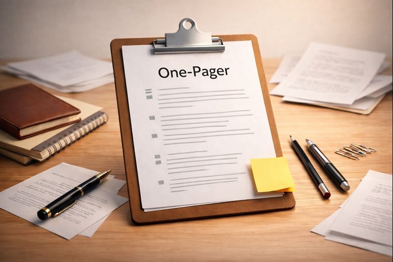 How to Write a Professional One-Pager for Your Story: Format, Examples,&nbsp;Tips