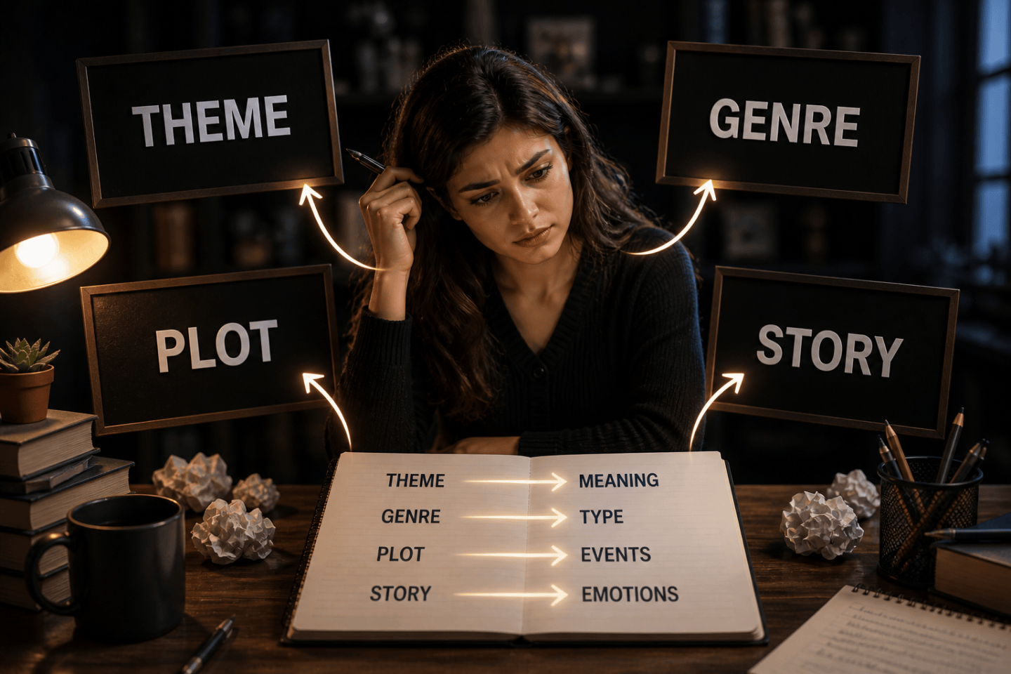 The Real Difference Between Theme and Genre, Plot and Story – ALL THE ...