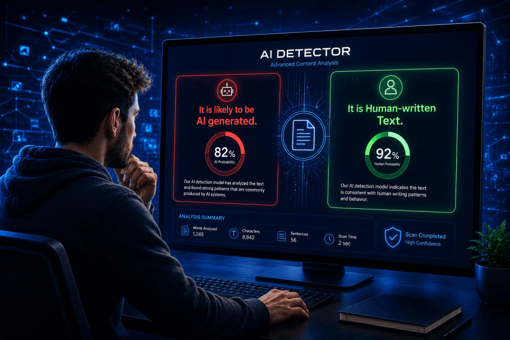 Top 5 AI Detectors in 2026: Compare Accuracy, Features, Pricing & Humaniser Tools